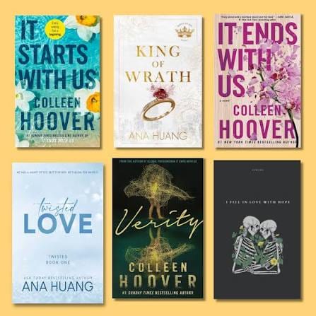 6 Set Of Bestselling books