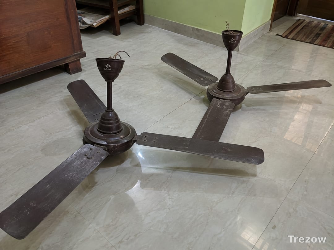 Bajaj ceiling fans, pair