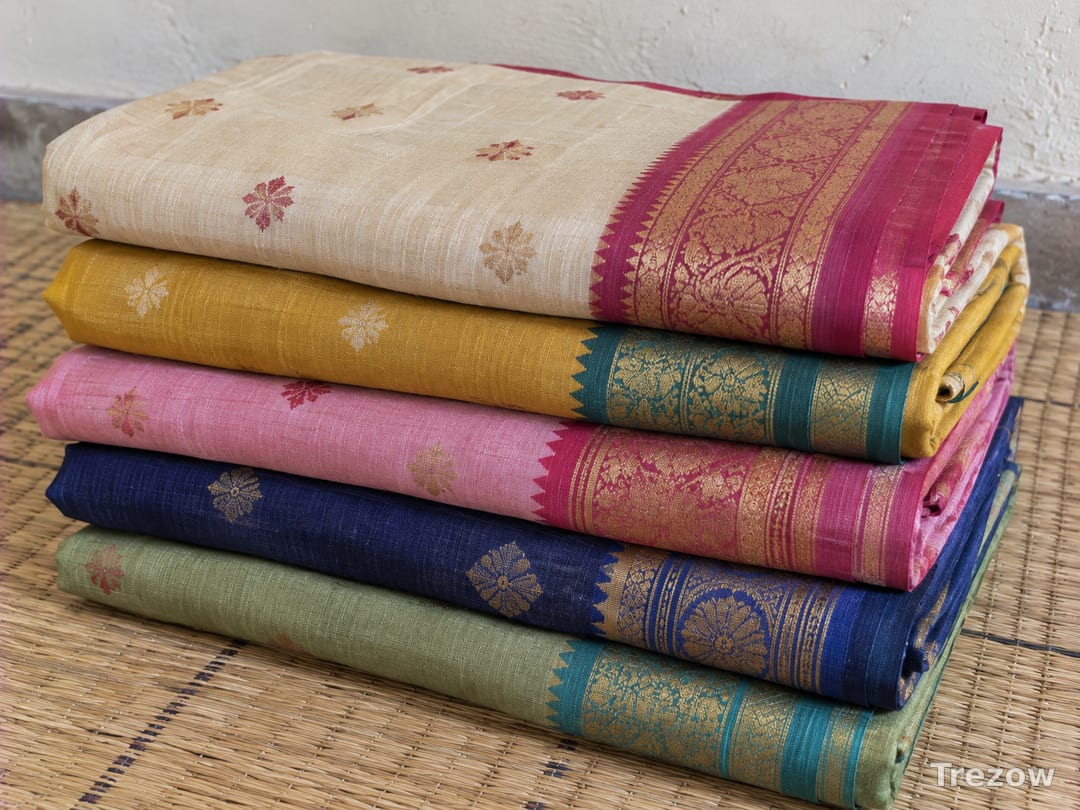 Cotton sarees with zari border (5)