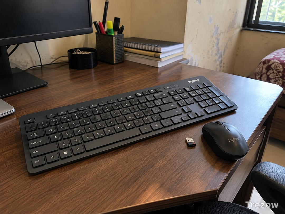 Logitech wireless keyboard and mouse