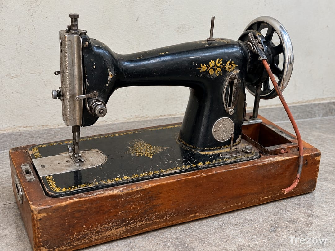 Tabletop sewing machine, needs belt