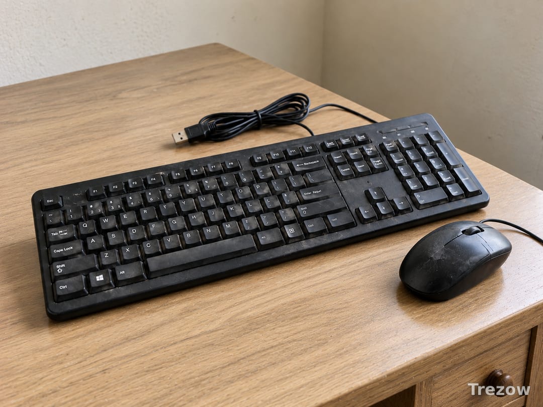USB keyboard and mouse combo