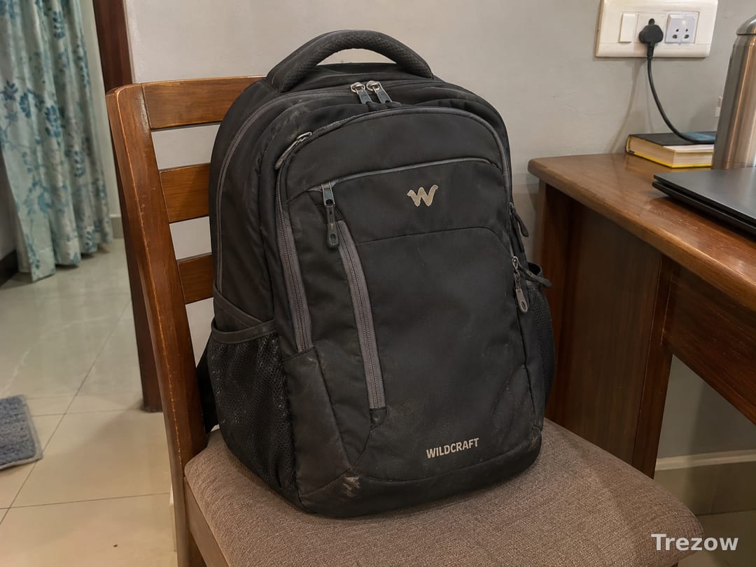 Wildcraft laptop backpack, black