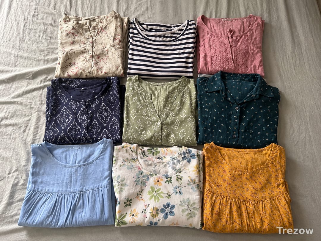 Women's tops and dresses (S/M) - 9 pieces