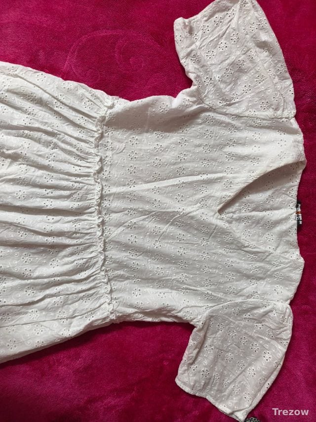 A beautiful white frock