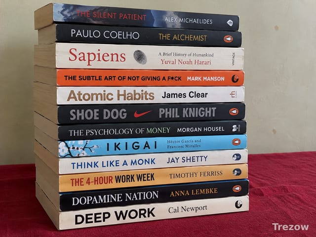 Atomic Habits and 11 bestseller books