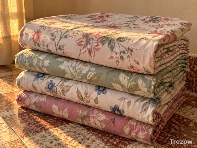 Cotton bedsheets, double bed (4)