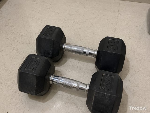 Dumbbells 5 kg pair