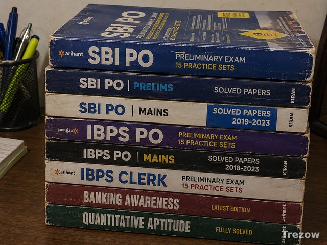 Banking exam books set (SBI PO / IBPS)