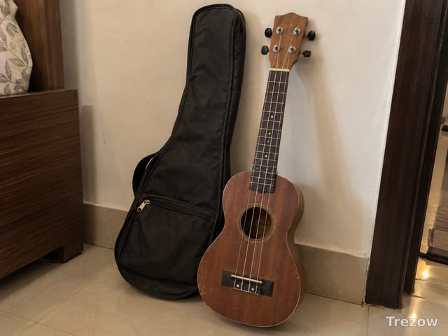 Soprano ukulele with gig bag