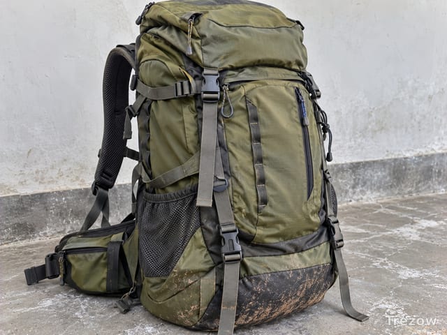Trekking backpack, 50 litre, olive