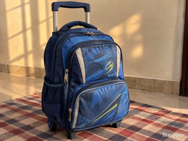 Trolley school bag with wheels